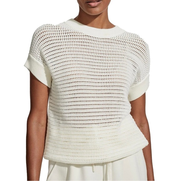 Varley Sweaters - VARLEY Pullover White Sweater Small